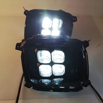 2gab LED KIA Sorento 2013 dienas gaitas lukturi Dienas Gaismas lukturi dienas gaismas Ūdensizturīgs miglas luktura Vāciņš auto Stils gaismas