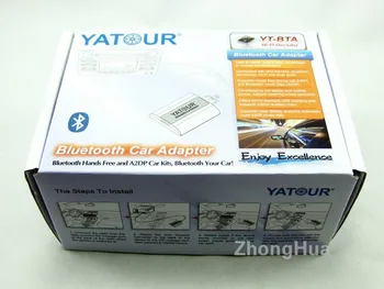 Yatour YTBTA Bluetooth brīvroku Tālruņa Zvans Automašīnas Adapteris AUX par Renault VDO/Blaupunkt 12pin fakra Bezvadu A2DP Apskates