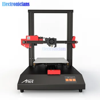 Anet ET4 3D Printeri, kas Visas Metāla Intergrated DIY Darbvirsmas 3D Drukas Izmērs 220*220*250mm Ar Automātisko Izlīdzināšanu Veic no Kvēldiega 3d