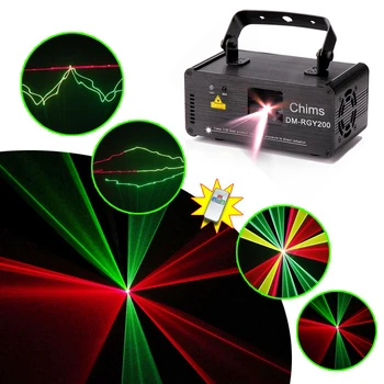 Chims DMX512 Vadības Posmā Lāzera Apgaismojums RGB Skeneris, Projektors, Krāsains Spēcīgs Spožas Gaismas Staru 400mW Kanāls Puses Brīvdienās
