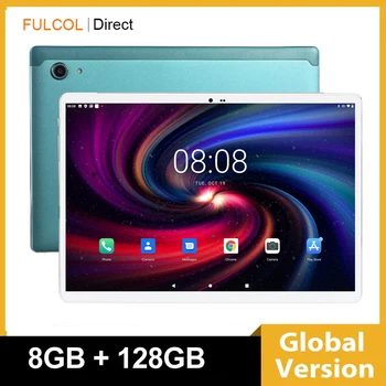 FULCOL Hipad 10.1 Collu Android 10 Tablet PC MTK Octa Core 8GB RAM 128G ROM Tablete 4G LTE GPS Spēļu Biroja PAD Dāvanas