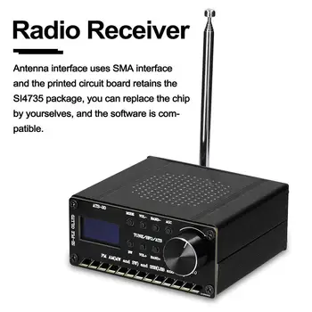 Ats20 Pilnu Frekvenci Radio izslēgšanās atmiņa Versija, Pilna Diapazona Radio Uztvērējs AM FM