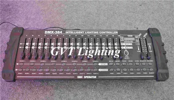Karstā pārdot 384 kanāls DMX512 Universal LED Skatuves Gaismas Kontrolieris dj Konsole Puse Disco