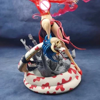 35cm Anime Boa Hancock Nebrīves Bultiņas Ķeizariene Rīcības Attēls Čūska Ji Shichibukai PVC Kolekcijas Modelis, Lelles, Rotaļlietas, Dāvanas,
