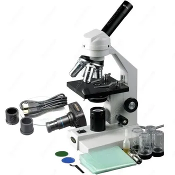 Advanced Home Skolu Saliktā Mikroskopa--AmScope Piegādes 40x-2500x Advanced Home Skolu Saliktā Mikroskopa