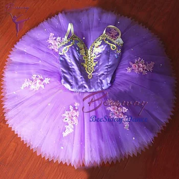 Violeta Profesionālā Baleta Tutu kleita Pieaugušo Pielāgota Klasiskā Baleta Tutus Svārki Balerīna deju Tērpu meitene