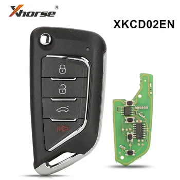 5gab Xhorse XKCD02EN 4 Pogas VVDI Vadu Tālvadības Auto Atslēgu Piekariņu Xhorse VVDI/VVDI2 MINI Galvenais Instruments