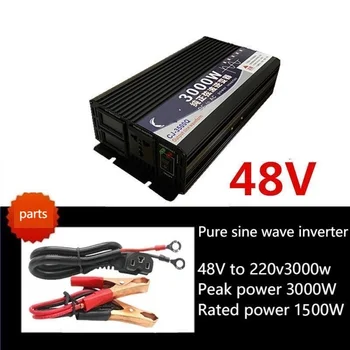 12V 24V72v high power pure sine wave 48v60v, lai 220v/110v 2200w3000w5000w akumulatora pārveidotājs kravas automašīnas SUSWE60HZ/50hz