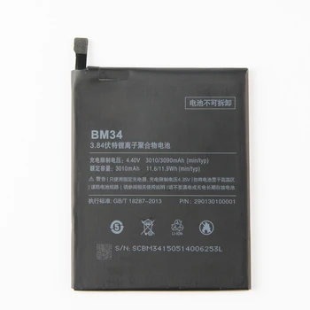 10pcs/daudz BM34 3090mah Nomaiņa Mobilais Akumulatoru Xiaomi Mi Piezīme Pro Iekšējā Li-ion Mobilā Tālruņa akumulators