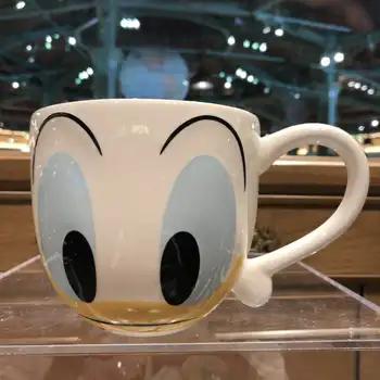 Disney ir gudrs Donald Duck karikatūra muti kausa brokastis tase piena keramikas tasi tējas tase kawaii krūze keramikas krūze krūze tases