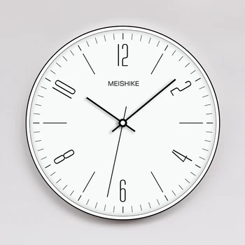 Mūsdienu Mēmās Sienas Pulkstenis Ziemeļvalstu Radošo Metāla Apaļš Sienas Pulkstenis Kvarca Digitālo Relojes De Salīdzinot Dzīves Telpu Dekorēšana DJ60WC