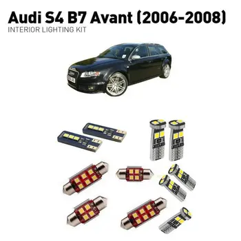 Audi s4 b7 avant 2006 2007 2008 20pcs Balts Canbus Auto LED Spuldzes Lasījumā Griestu Karti Gaismas Interjera Komplektam Durvju Lampas