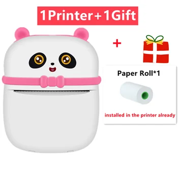 Mini Gudrs Panda 203DPI PortableBluetooth-saderīgu Etiķetes Foto Printeri, Mobilo Nepareizs Jautājums Examen Notas Chuleta Regalos