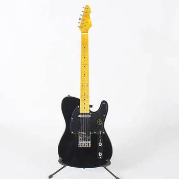 Bezmaksas piegāde pavisam jaunu 6 stīgas elektriskā ģitāra, ar melnu krāsu noliktavā
