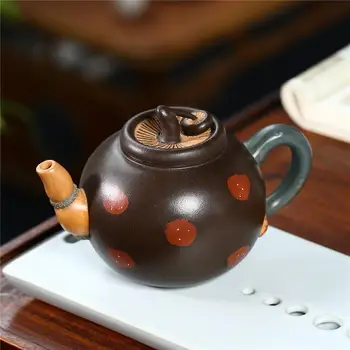 500ml Yixing slavens veco violeta roku darbs tējkanna tējas komplekts yixing māla tējkannas tējkannas, keramikas teaware