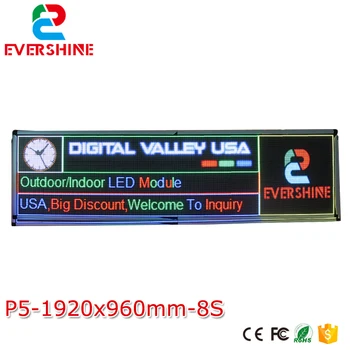 Evershine P5 Āra LED Paniel Ekrāna Komplekts 2metre x 1m Pilnu Krāsu Komerciālos Reklāmas Pazīme, Veikals, Restorāns, Viesnīca