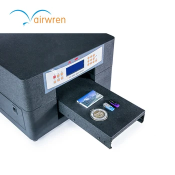 Telefonu Gadījumā UV Printeri A4 formāta Plakanvirsmas Printeris Business Card Printing Machine ar Bezmaksas RIP Programmatūra