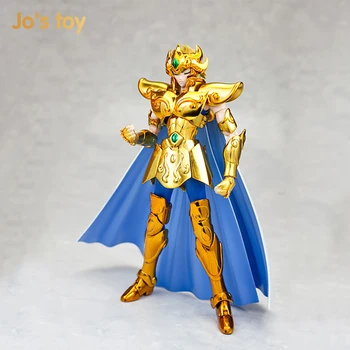 Džo ir rotaļlieta Bandai Saint Seiya Leo EX Aiolia Atdzimšana Versija Mīts EX Zelta Saint Aiolia Rīcības Attēls Metāla Bruņas Modelis Rotaļlietas