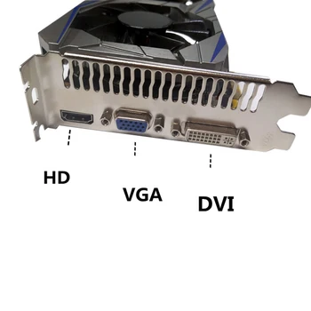 GTX550TI Datora Grafikas Kartes 2GB DDR5 128Bit HDMI-Saderīgam VGA Spēļu Video Karti ar Dual Dzesēšanas Ventilators