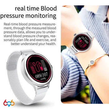 H58 Jaunā Luksusa Smart Skatīties,Fitnesa Rokassprādze Sievietēm asinsspiediens, Sirdsdarbības Monitoringa Aproce,Lady Skatīties, Dāvanu Smartwatch HM4
