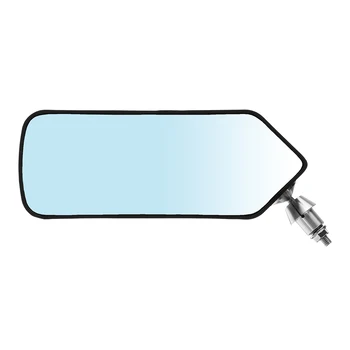 2x Jaunu Universālu Retro Automašīnas Atpakaļskata Sānu Spoguļi Amatniecības Laukumā F1 Stila w/Zils Spoguļa Virsmas Metāla grupu Atpakaļskata Spogulis
