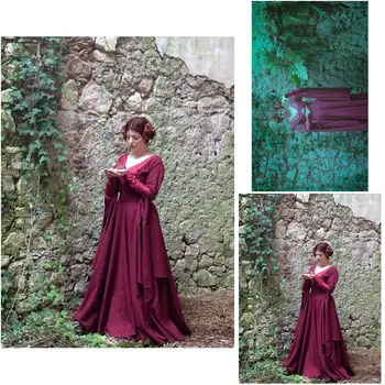 Uz pārdošanu klientam,-izgatavoti Vintage Tērpus, Viktorijas pilsoņu Karu, Dienvidu Belle Kleita Marie Antoinette kleitas US4-36 C-408