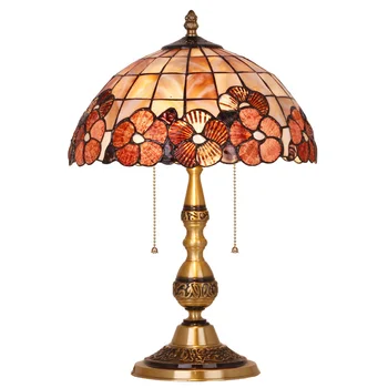 Retro Tiffany Lampas Studiju Guļamistaba Princese Vintage Galda Lampa Luksusa Villa Apdare Gultas Apgaismojums Biroja Galda Lampas