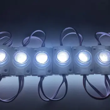 Augstu spilgti ūdensizturīgs Edge lit LED Modulis 2W 3030 led lampas, gaismas reklāma gaismas ar objektīvu DC12V vairumtirdzniecības 1000pcs/daudz