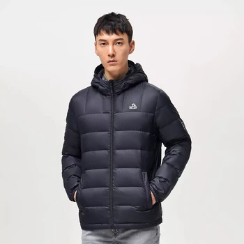Xiaomi mijia viegls balta pīle uz leju īss kapuci dūnu jaka vīriešiem un sievietēm silta un bieza dūnu jaka