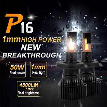 H4 9003 HB2 LED lukturu spuldzes 12V 24V 100W 9600LM LED diožu lampas H4 automašīnām augsta gaismas tuvās gaismas auto pakāpes mikroshēmas