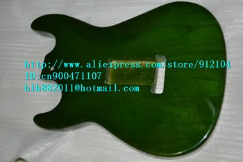 Bezmaksas piegāde mazumtirdzniecība jaunu nūju ziedu basswood elektriskā ģitāra, ķermeņa F-1445