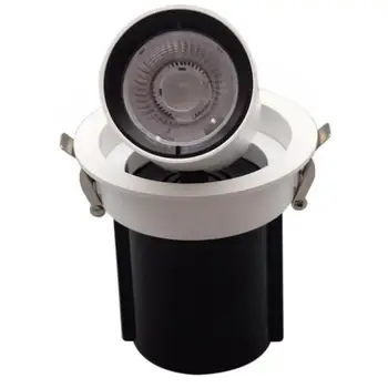 15W, 20W 30W 40W COB LED Downlight 360 Grādu Rotācijas Padziļinājumā LED Griestu Spot gaismas Iegulto Downlights Mājas Apgaismojums