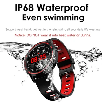 Smart Pulksteņi Vīriešu Sieviešu EKG Sirds ritma Fitnesa Tracker IP68 Ūdensnecaurlaidīga Sieviešu Smartwatch Sporta Rokas pulksteni Luksusa VS DT98 L5 L8.
