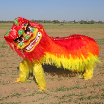 Cosplay Ķīnas Lauvu Deju Kostīmu Ziemeļu Stila Lauva Dejas Talismans Kostīmu Darbības Lauva Dejas Pieaugušo Lauva Deju Apģērbs Dāvanas