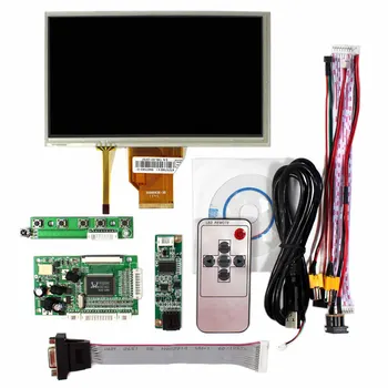 7inch AT070TN90 800x480 LCD Ar Touch Paneli VS070TP-A5+VGA 2AV LCD Kontrolieris Valdes VS-TY50-V1