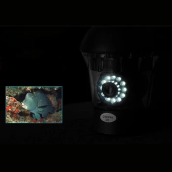 20m Kabelis, video Zemūdens Zvejas Kamera Fish Finder Ar 12Pcs Baltā led Kameru Pagriezt 360 Grādu Tālvadības pults
