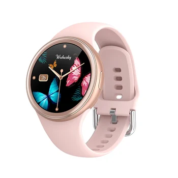 Sievietes Smart Skatīties Ir 2021. Rose Gold Smartwatch Zvanu Whatsapp Paziņojumu IP68 Ūdensnecaurlaidīga Pasūtījuma DIY Watchface Fitnesa Tracker