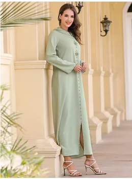 Abaya Dubaija Turcija Musulmaņu Modes Kleita, Hijab Islāmu Apģērbu Āfrikas Garās Kleitas Sieviešu Drēbes De Moda Musulman Djellaba Femme