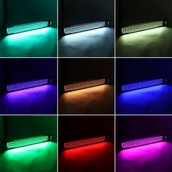 Pilna Spektra 56-60cm LED Akvāriju Apgaismojums RGB Zivju Tvertnes Gaismas Pagarināt Iekavās Lampas ar Tālvadības pulti