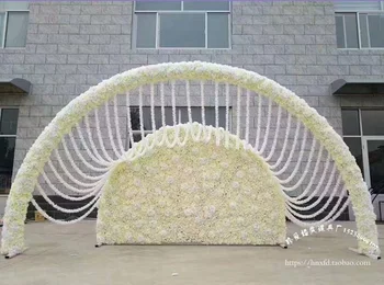Sakura Arch Rāmis ar Loka Kopņu par Kāzu Ceremonijas