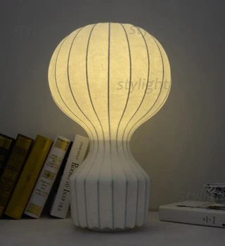 Moderns dizains zīda gaisma Gatto galda lampas Balona gaismas dinning istaba dzīvojamā istaba guļamistaba galda apgaismojums
