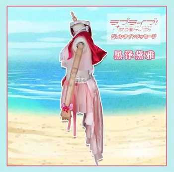 Anime LoveLive!Sunshine!! Kurosawa Dia Cosplay Kostīmu SIC12 Sexy Peldkostīms Sieviešu Sunshine Beach/Swimmin Baseins Parādīt Custom-Make