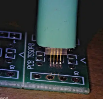 TSSOP8 pavasara ielādes pogo adapteris Universālais EEPROM Programmētājs ZIP Ligzda