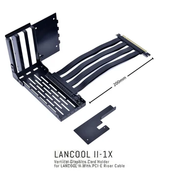 LIAN LI Vertikālā Grafikas Karšu Turētājs LANCOOL II PCI-E 16X Stāvvadu Kabeli,GPU Turētājs Atbalstu, PCI-E 2.0,PCI-E 3.0 Lancool-ii-1x