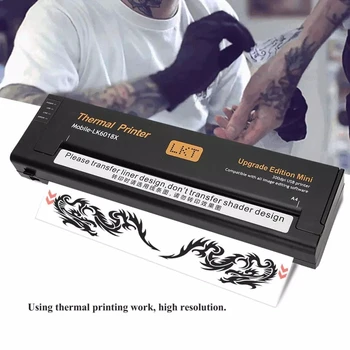 1PC Mini Tetovējums termoprinteri Pārsūtīt Mašīna, Kopētājs, Trafaretu Maker Instrumenti Tetovējums Fotogrāfijas Pārneses Papīrs Kopiju Drukāšanas #R30