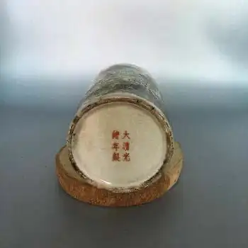Ķīnas Veco Famille Rožu Krāsainu Ainava, Modelis Porcelāna Suku Podu Kolekcijas Rotas Mājas Dekoru Vāze Antikvariāts Dāvanas