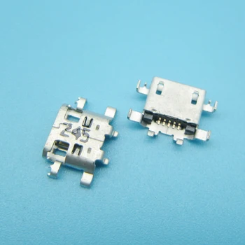 500pcs/daudz jaunu mikro mini usb ligzda savienotājs LENOVO A5500 A5500H 8