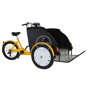 3 Riteņu Pasažieru Tūrisma Rikša Elektriskā Pedicab Atpakaļ Velosipēdu Rikša Reverse Velosipēdu Rūpnīcas Pārdošana