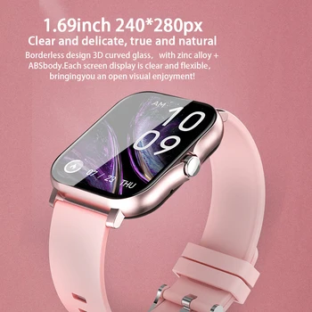 LIGE ir 2021. Jaunu Smart Watch Sievietes Vīrieši Bluetooth Zvanu Fitnesa Izsekošanas sirdsdarbība Pielāgošanas Skalu, Sporta Ūdensizturīgs Sieviešu Smartwatch