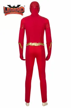 Barry Allen Cosplay Tērpu Halloween Apģērbs Atbilstu supervaronis jumpsuit apģērbs